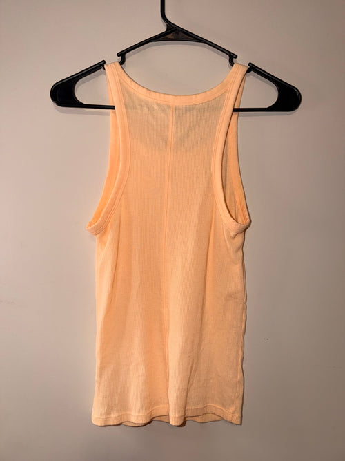 Aerie Orange Ribbed Tank Top - Small