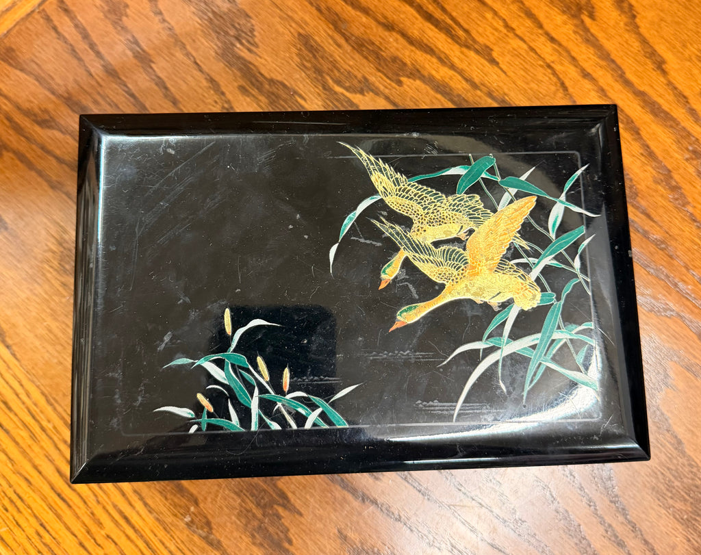 Vintage Duck Jewelry Box