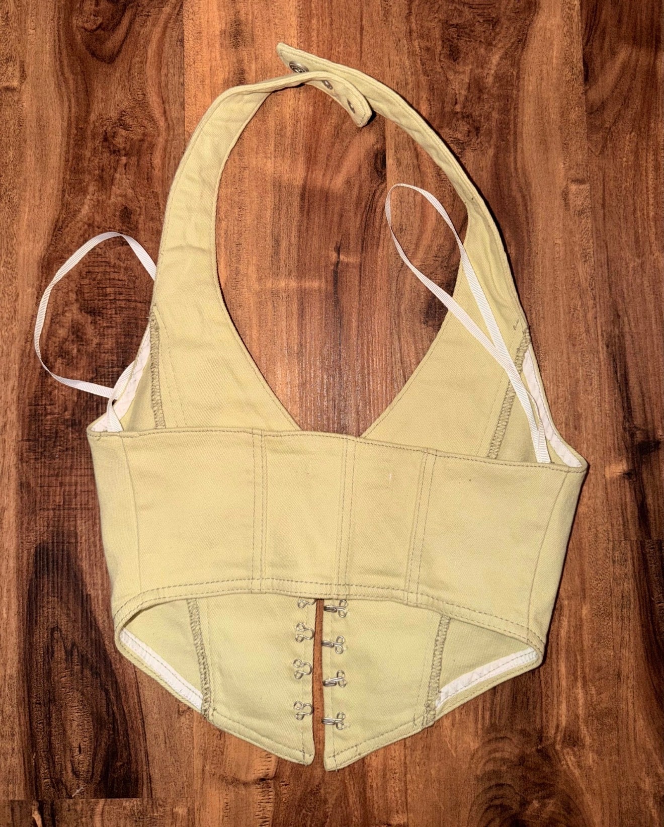 Pacsun Corset Denim Halter Tank Top - XS