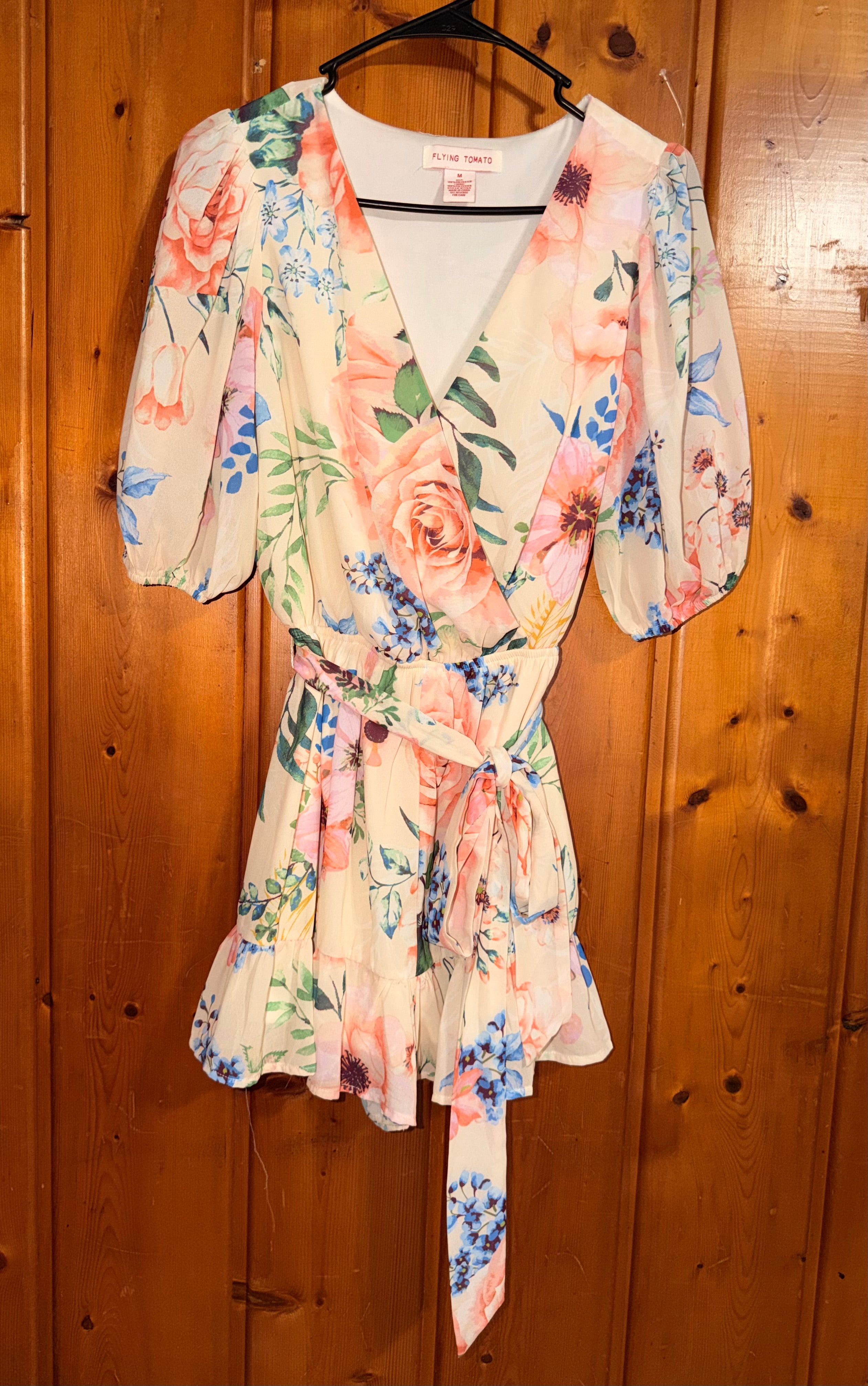 Flying Tomato Boutique Floral Romper - Medium