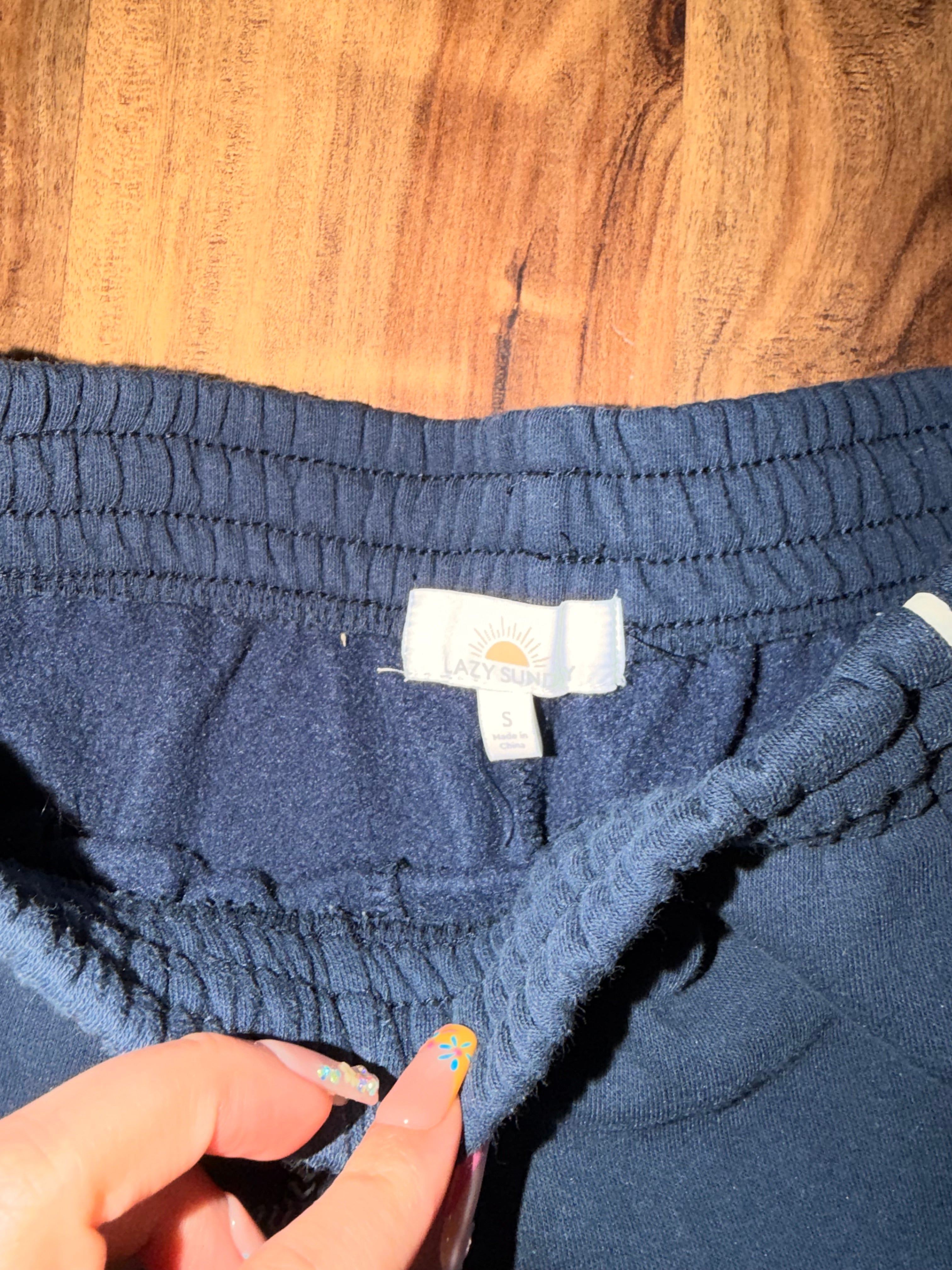 Lazy Sunday New York Cotton Fleece Shorts - Small