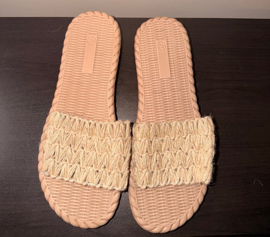 Boutique Crochet Sandals - 10.5