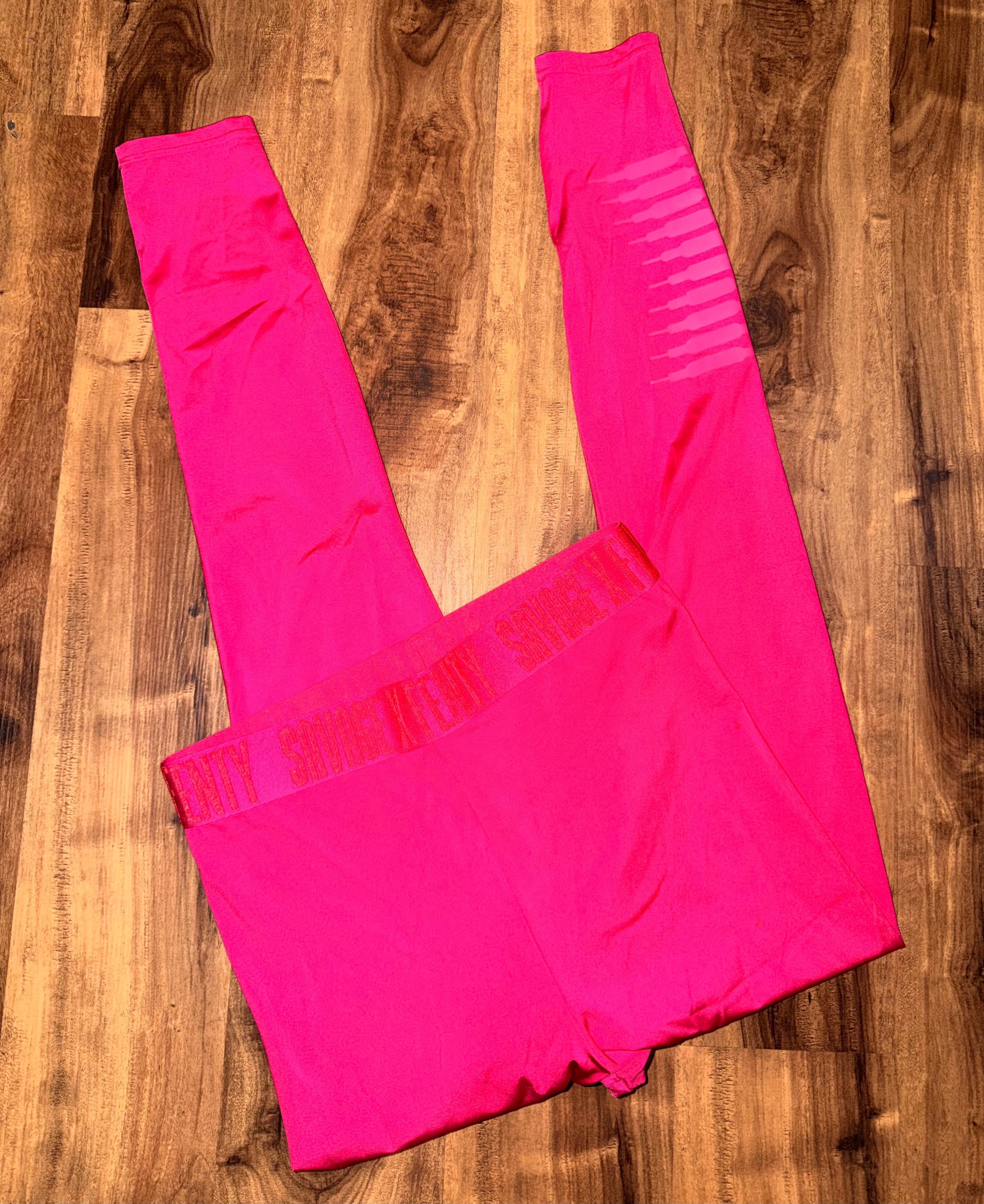 NWT Savage X Fenty Hot Pink Leggings - Medium