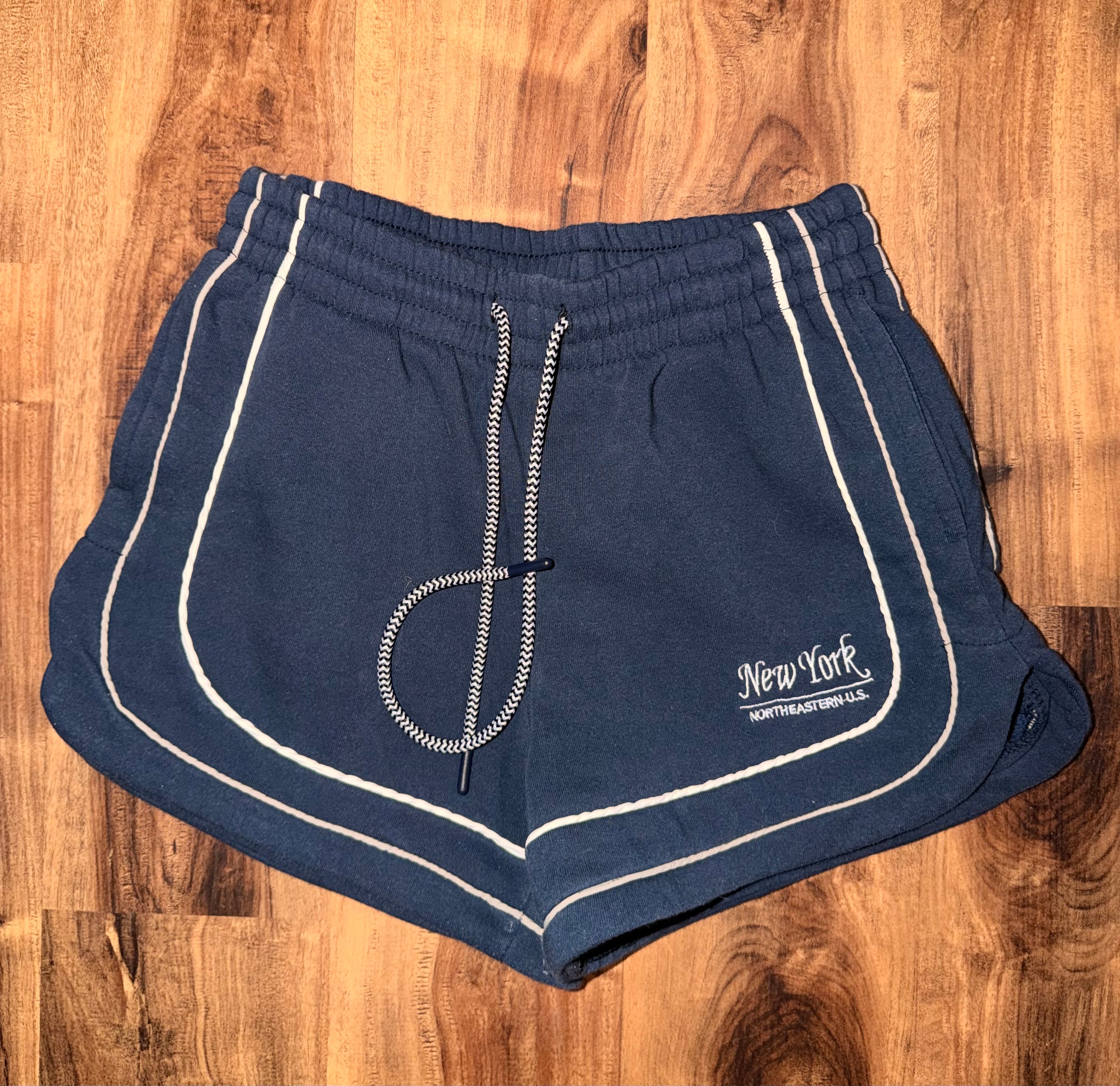 Lazy Sunday New York Cotton Fleece Shorts - Small
