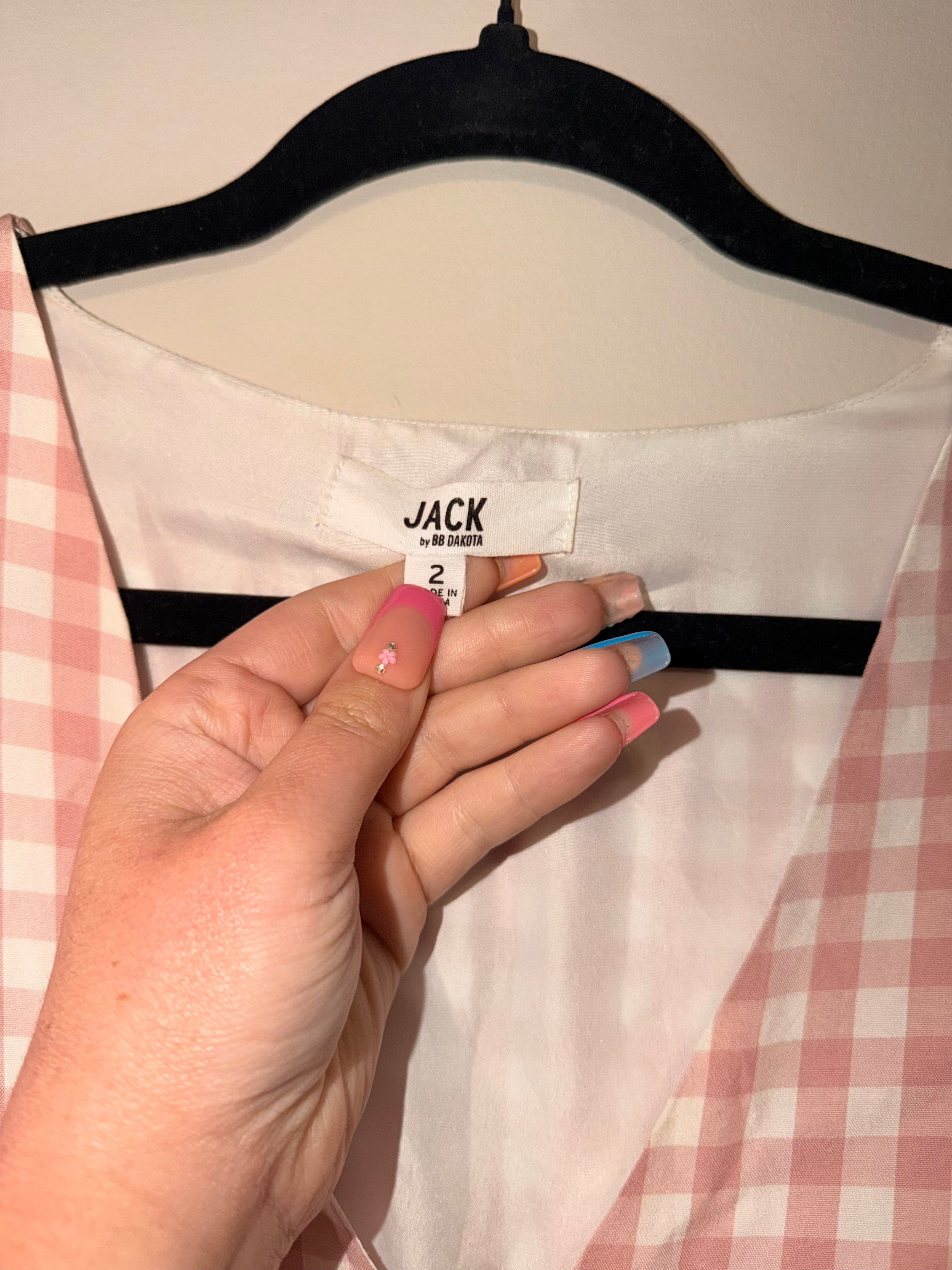 Jack By BB Dakota Gingham Mini Dress - 2