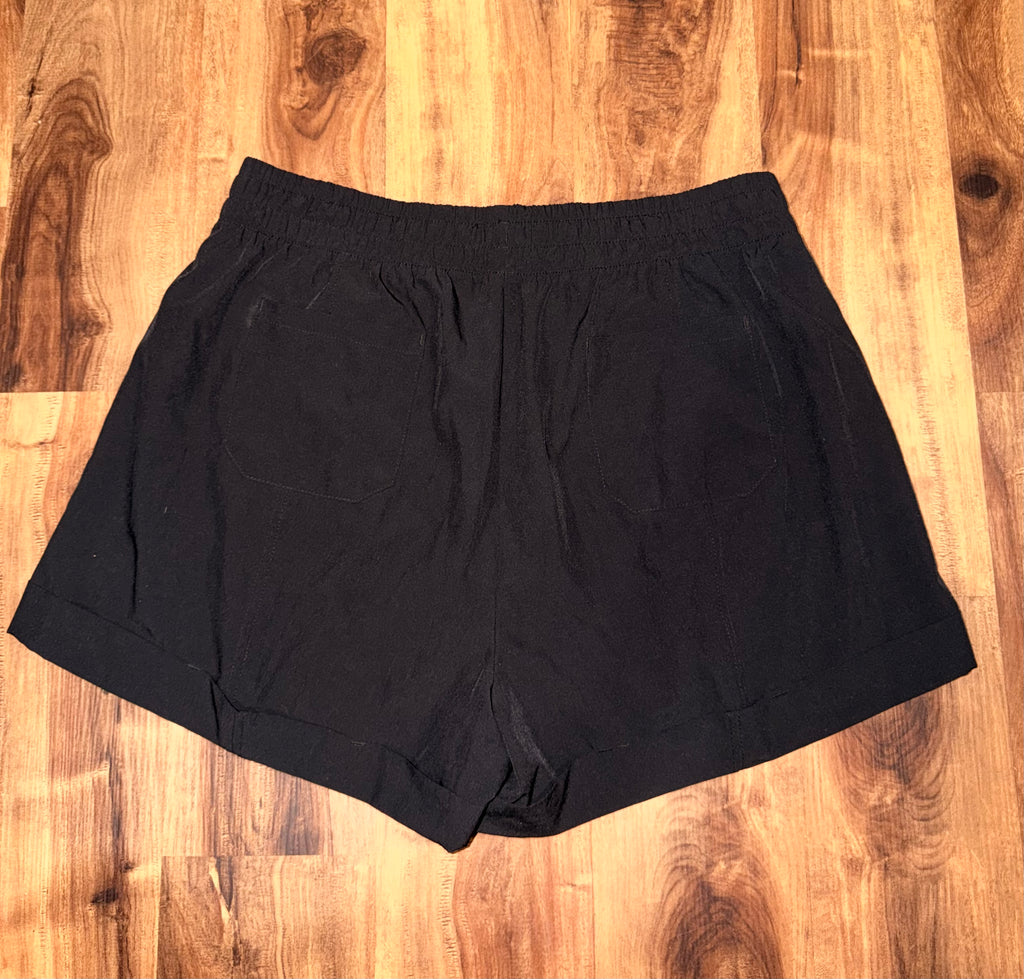 Apana Black Athletic Shorts - XL