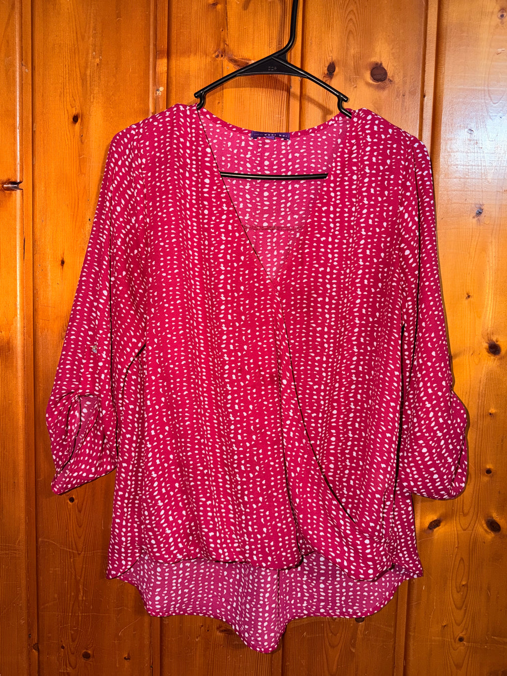 West Kei Silky Printed Blouse - Medium