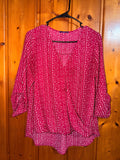 West Kei Silky Printed Blouse - Medium