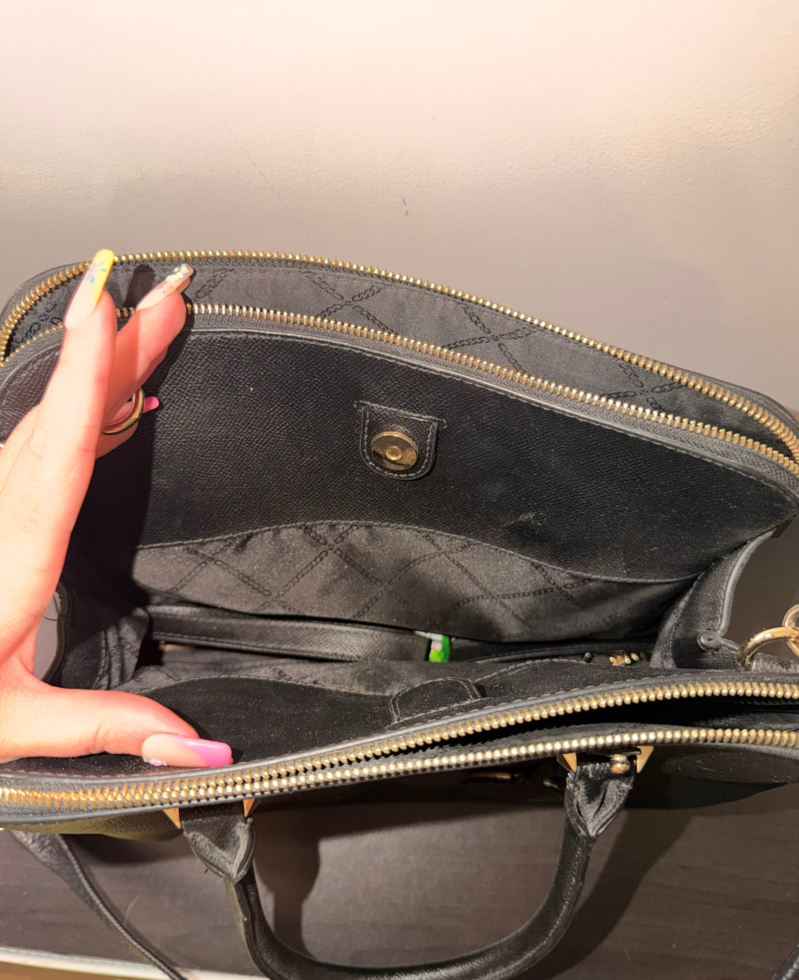 Authentic Michael Kors Black Handbag