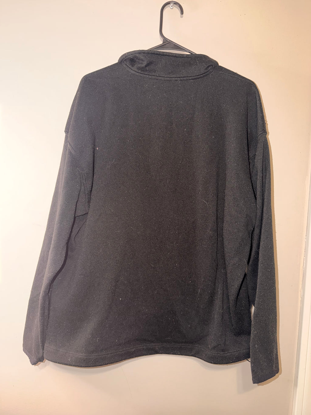 Victoria’s Secret Pink Black Quarter Zip Jacket - Large