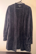 Barefoot Dreams CozyChic Lite Bamboo Cardigan Black - Small