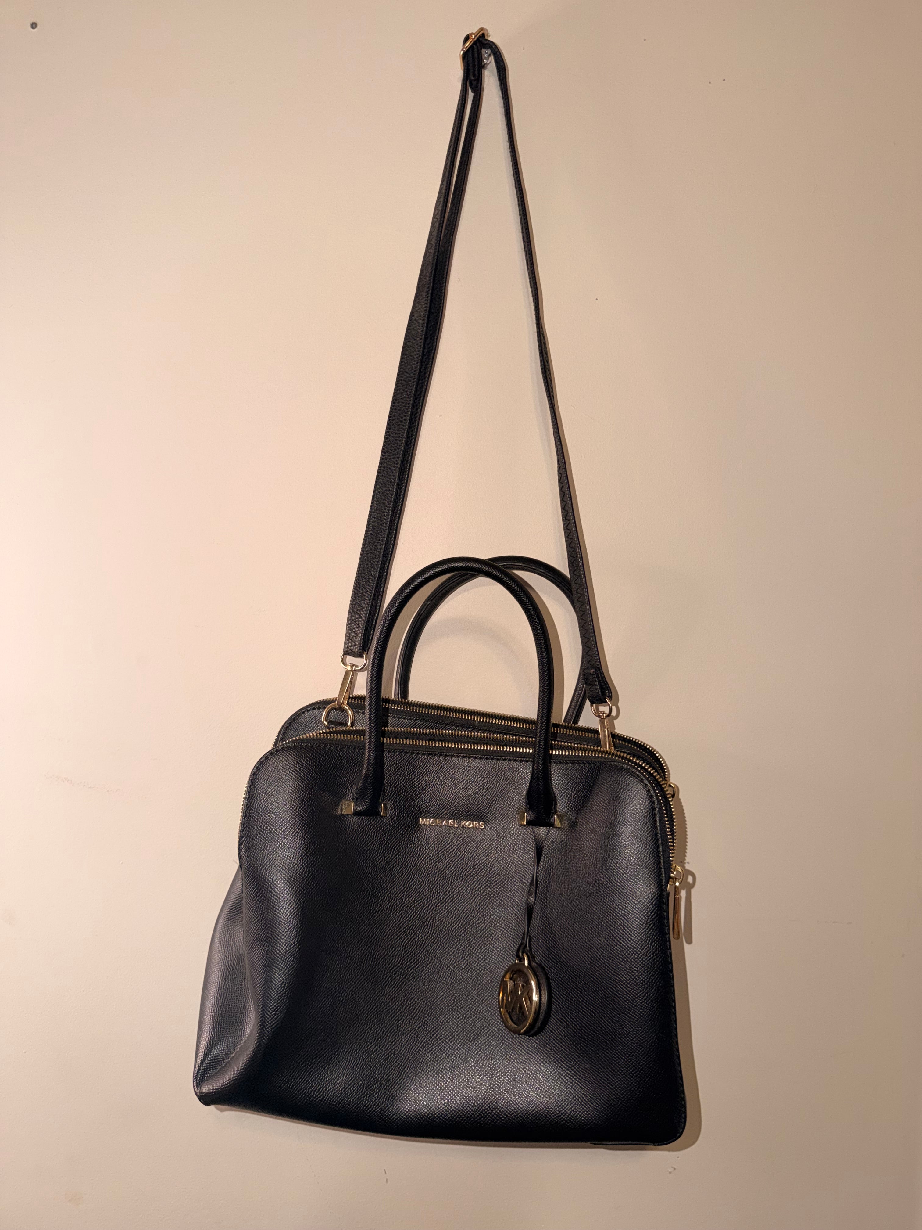 Authentic Michael Kors Black Handbag