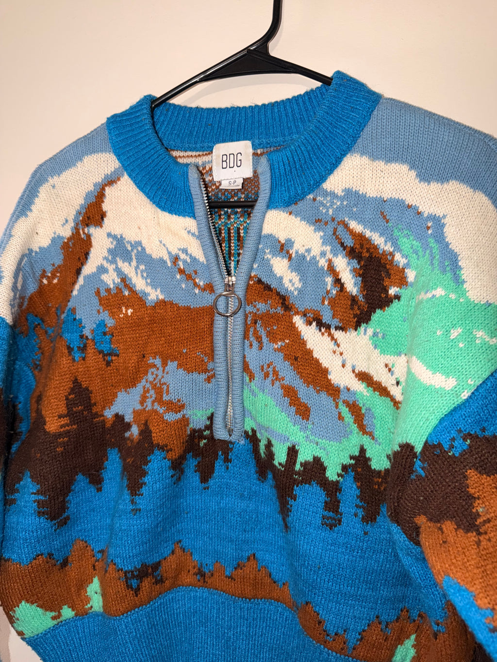 BDG Urban Outfitters Mountain Quarter Zip - Small