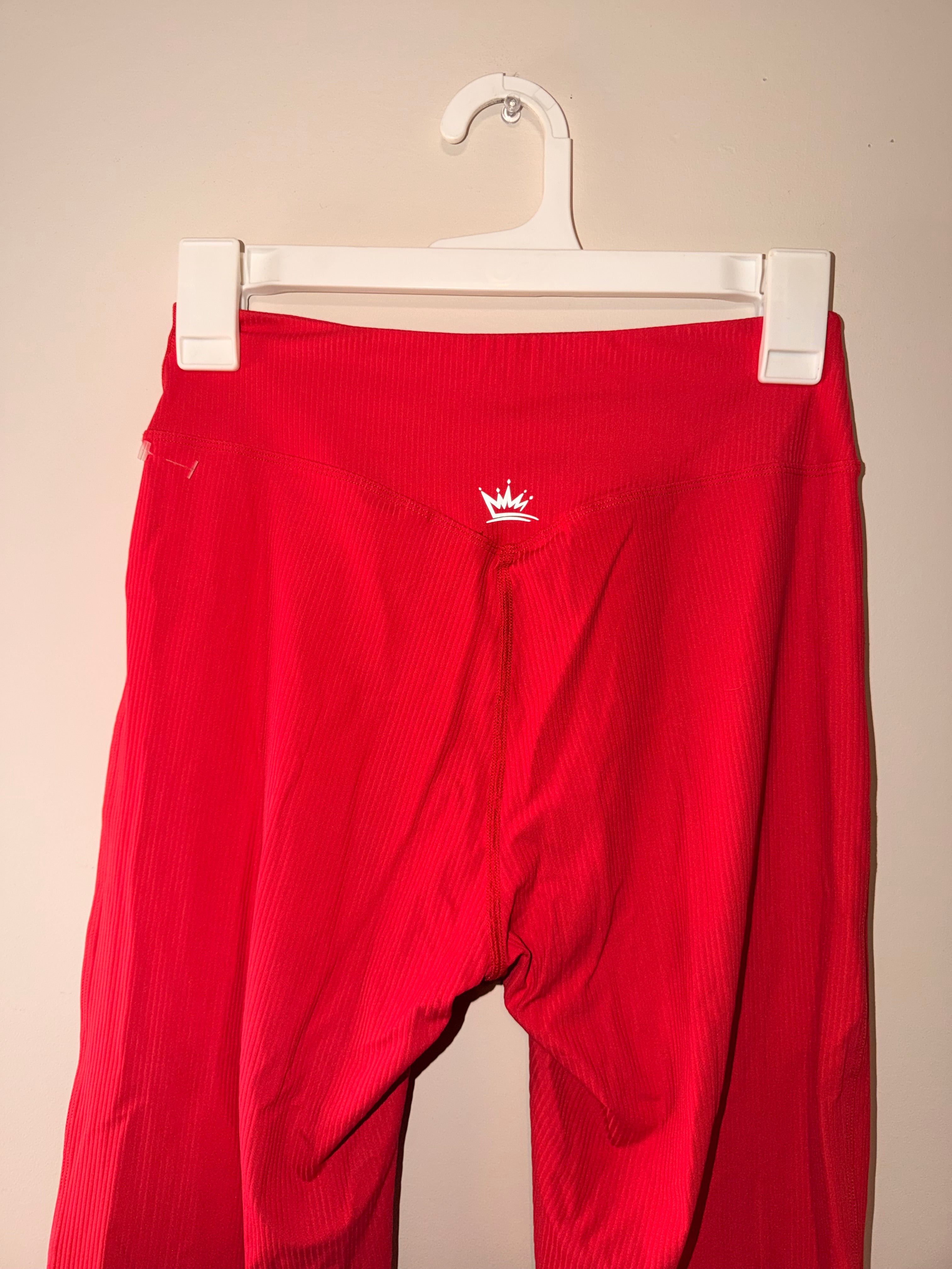 Royal Athletics Ribbed Flare Leggings - Large