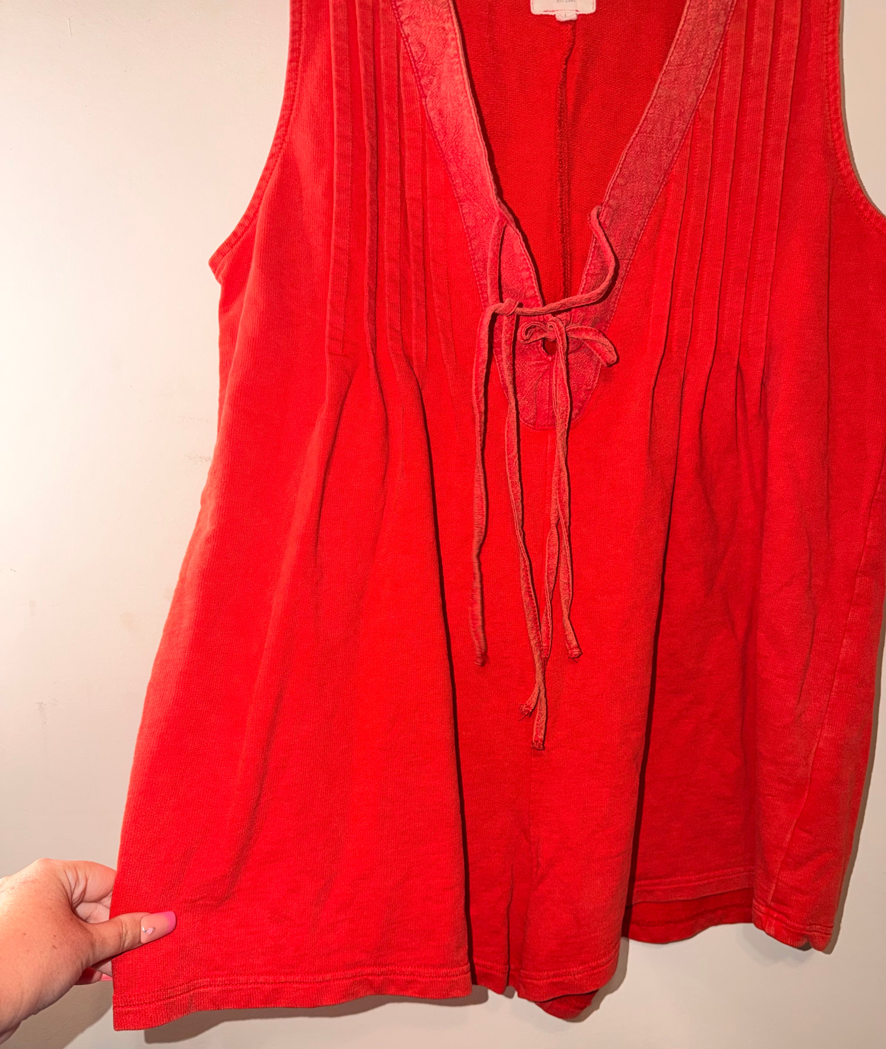 Umgee Boutique Red Romper - Large