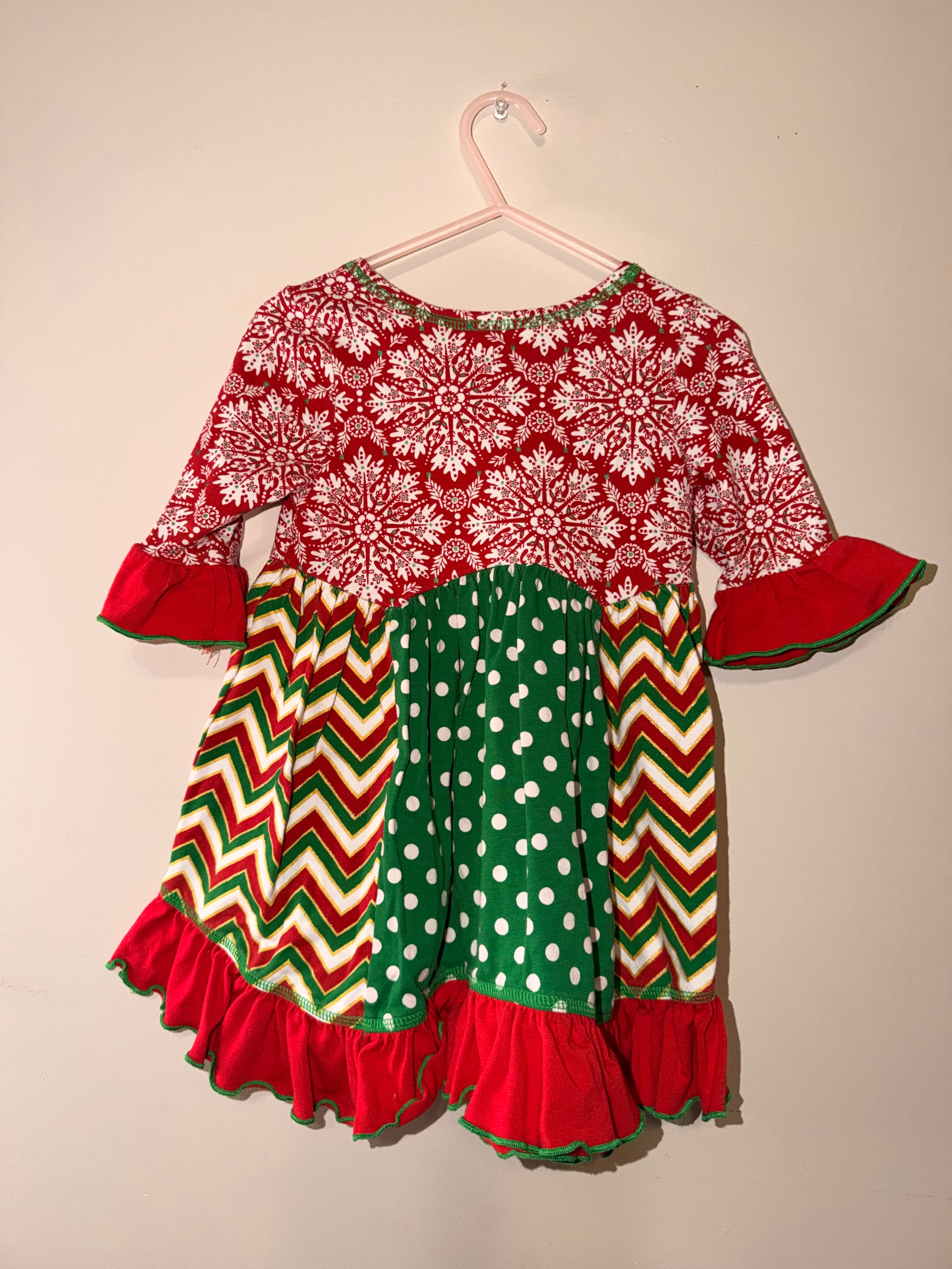Bonnie Baby Girls Christmas Dress - 24 Month