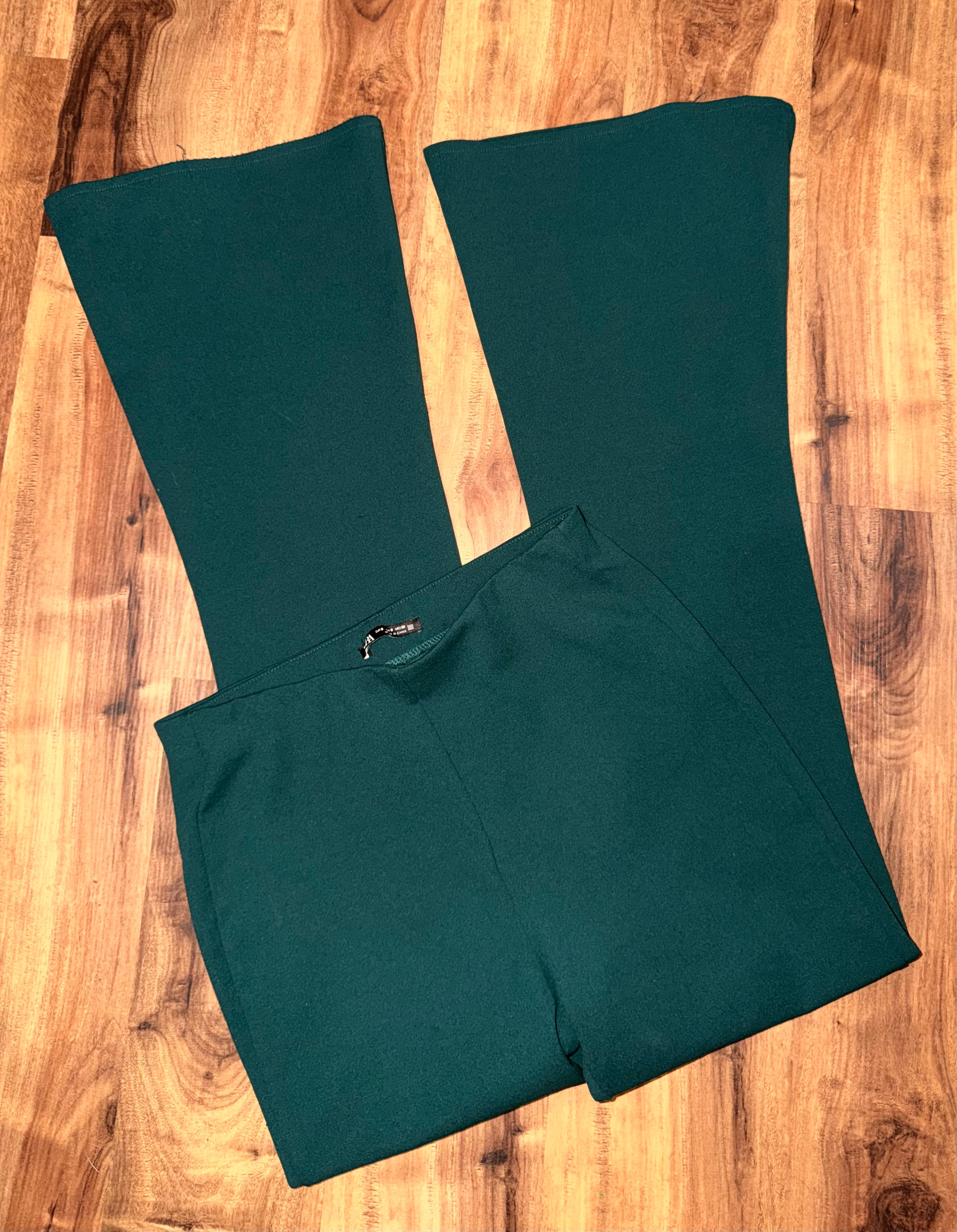 Zara Green Flare Pants - Small