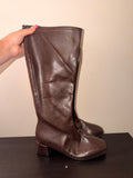 Boutique Brown Knee High Boots -  9.5