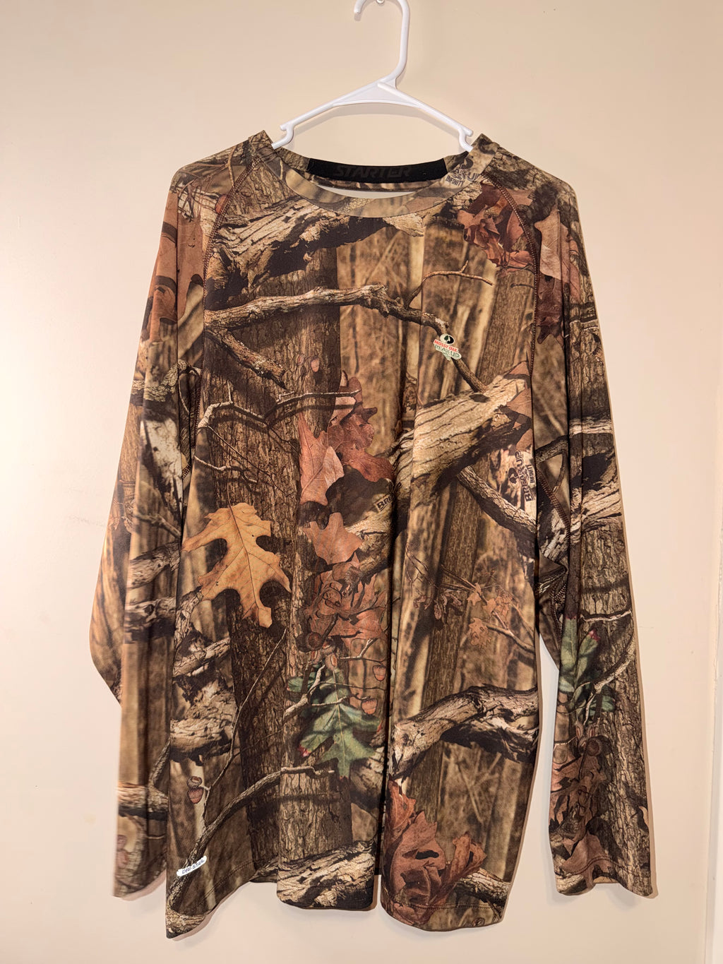Starter Mossy Oak Long Sleeve Tee - Large