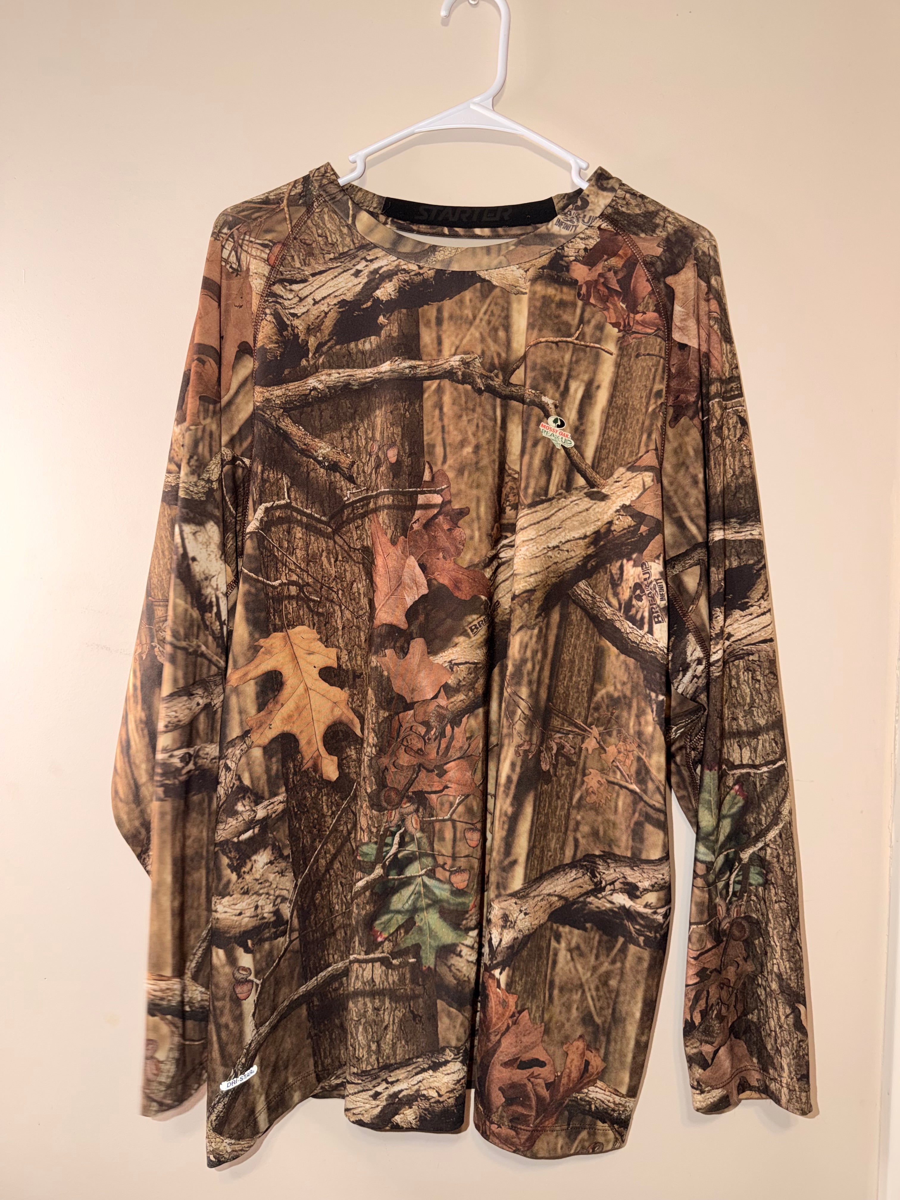 Starter Mossy Oak Long Sleeve Tee - Large