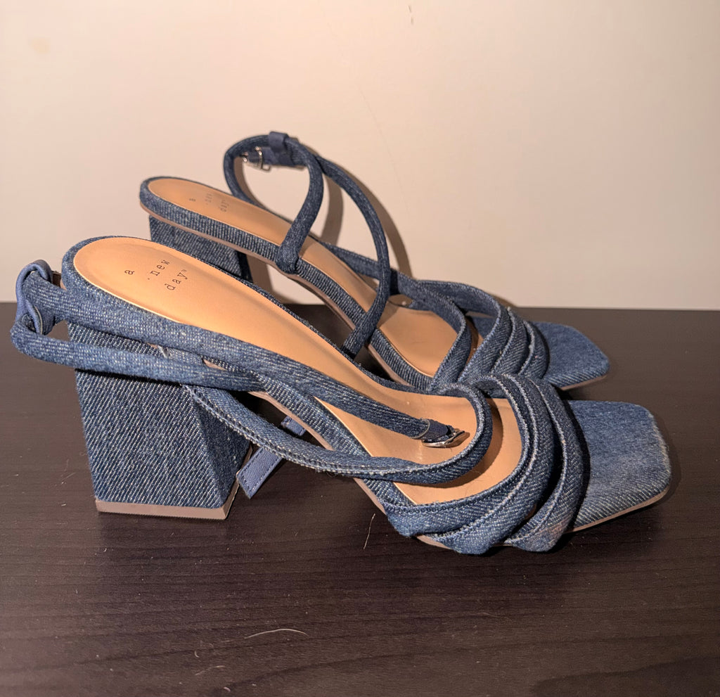 A New Day Denim Style Heels - 9