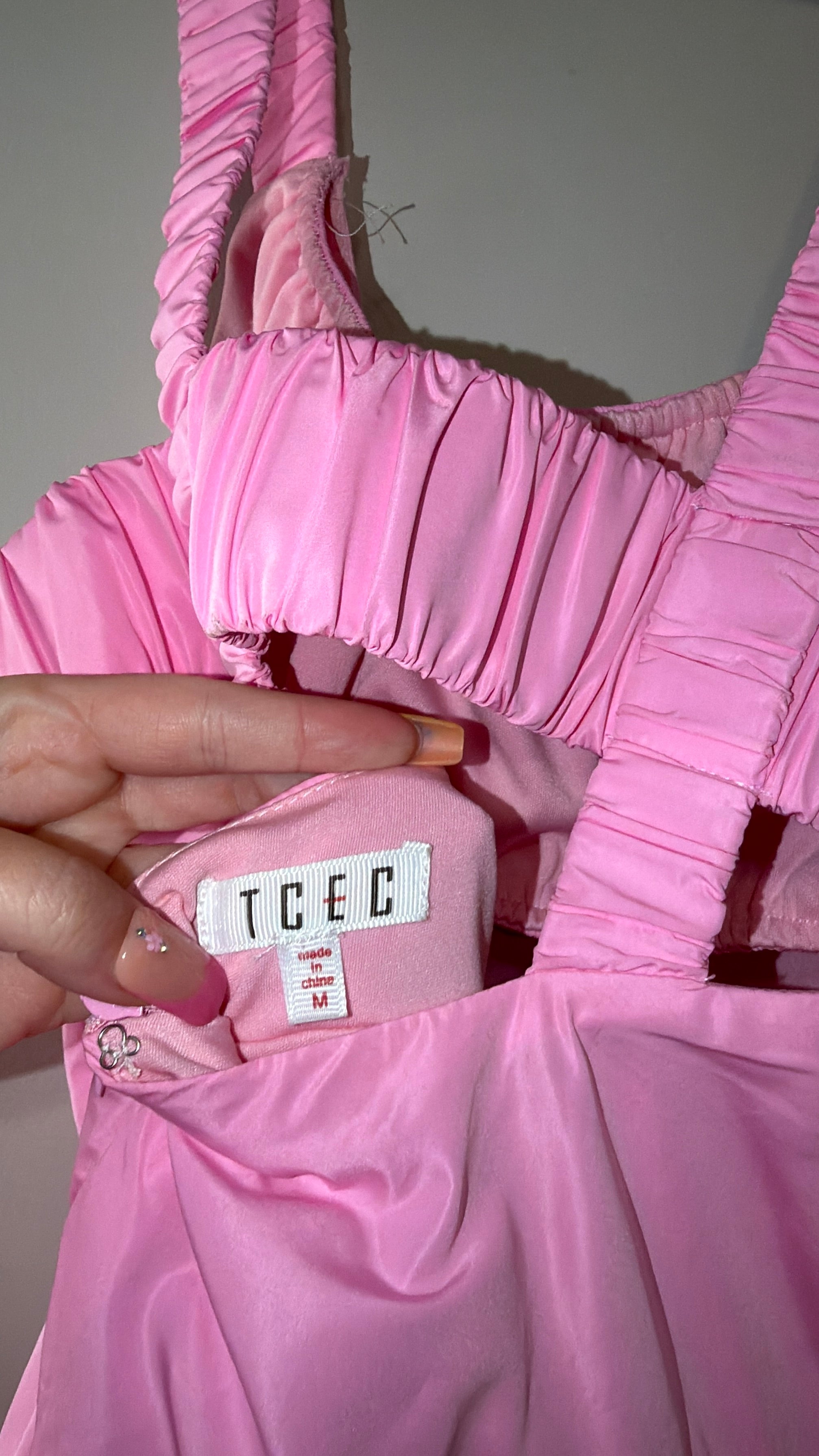 TCEC Boutique Bubble Gum Pink Romper - Medium