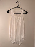 Lululemon White Racerback Tank Top - 6