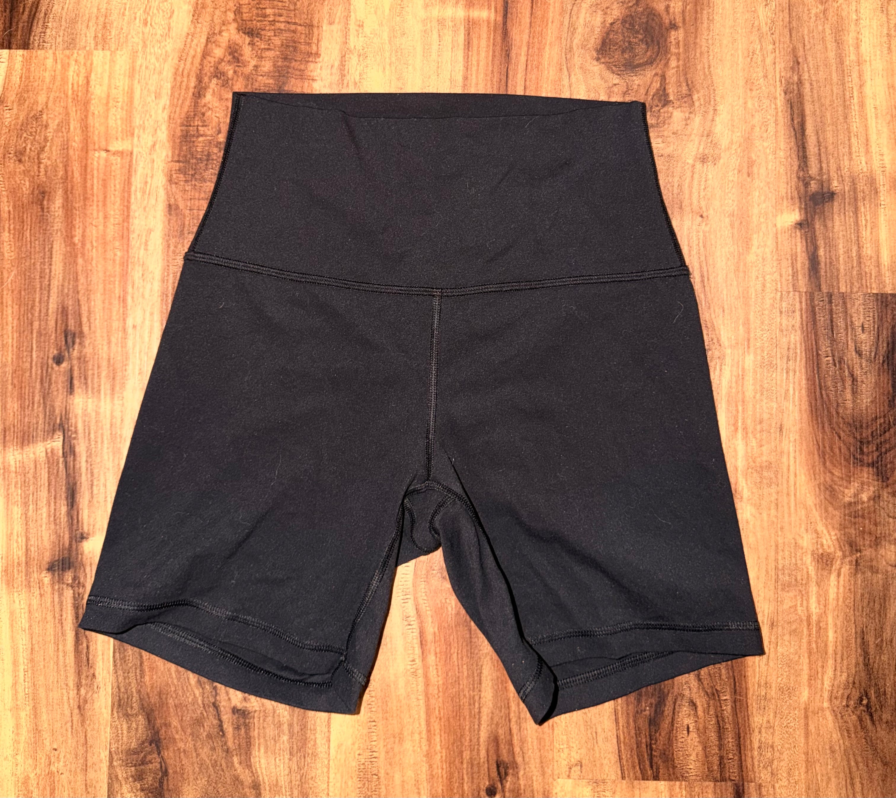 Crzy Yoga Black Biker Shorts - Small