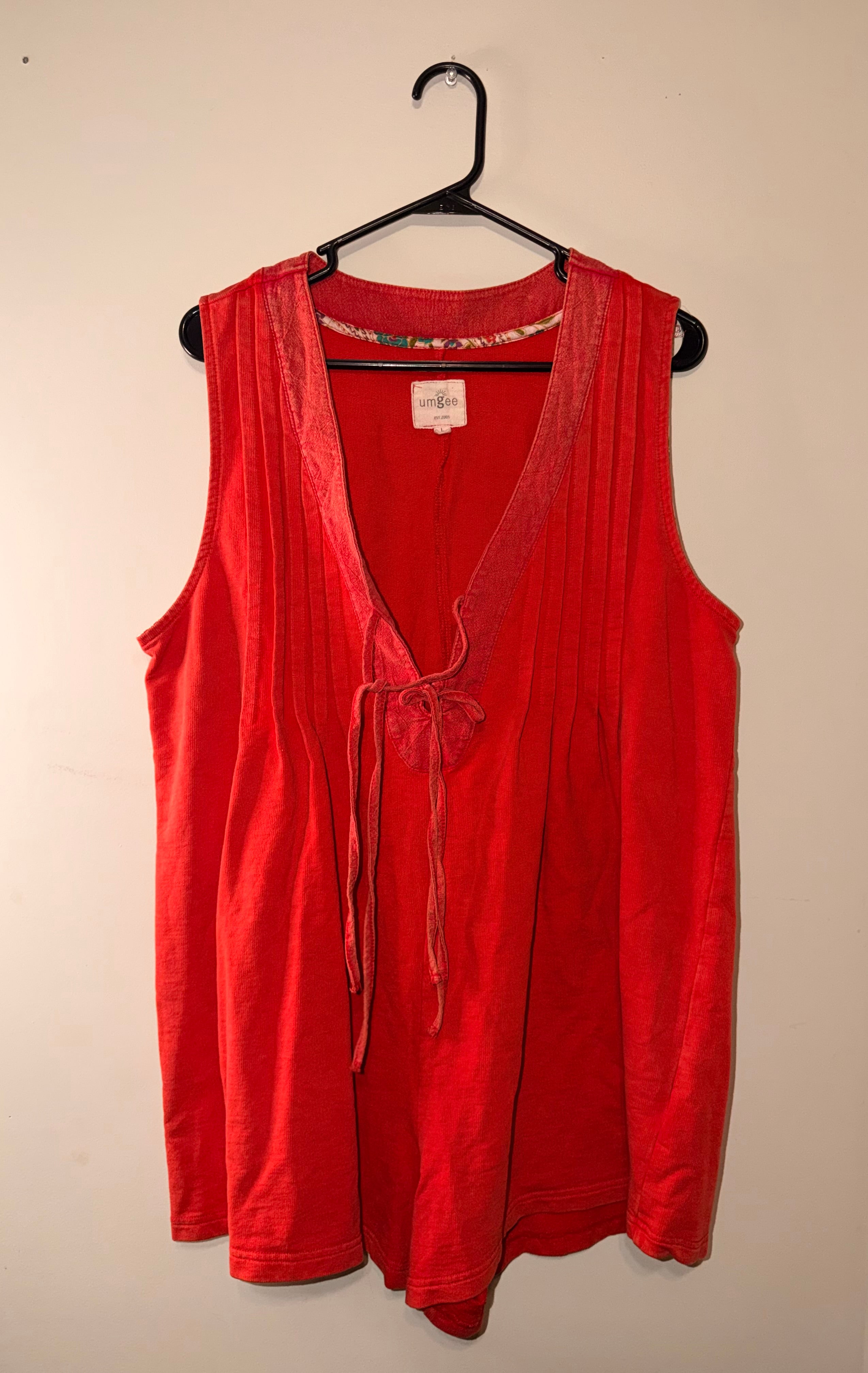 Umgee Boutique Red Romper - Large