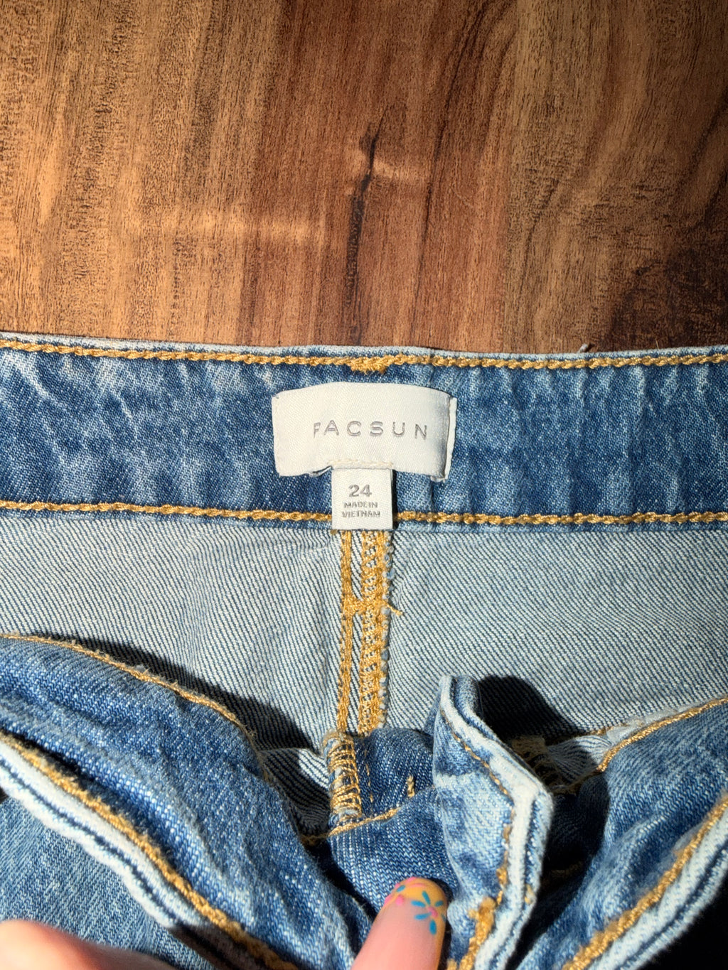 Pacsun Denim Mini Skirt - 26”