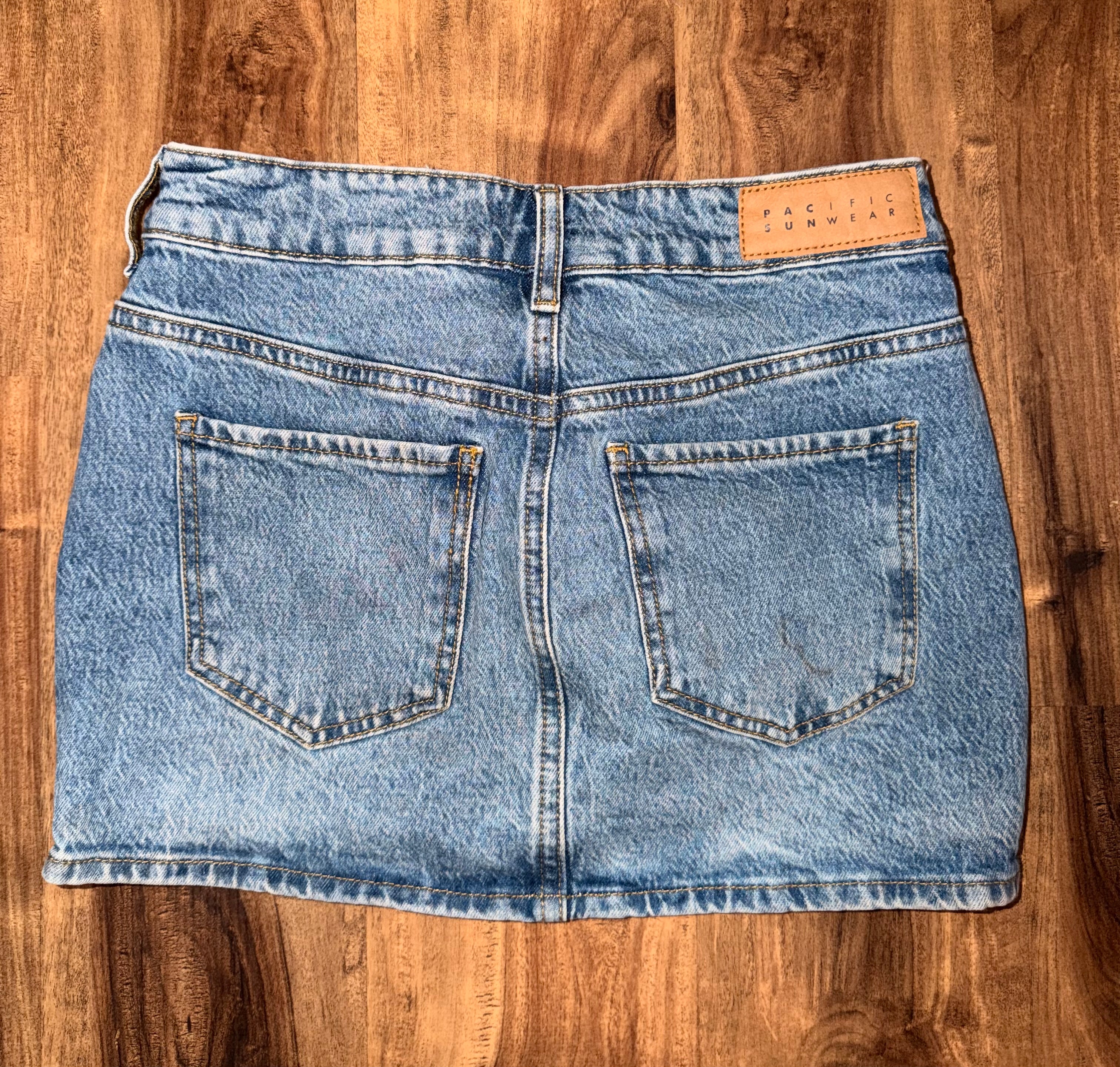 Pacsun Denim Mini Skirt - 26”
