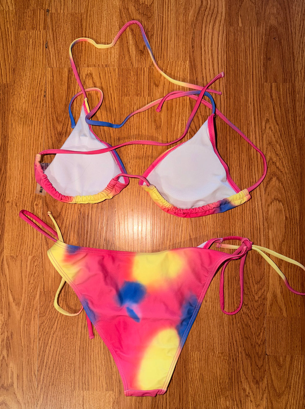 NWT Shein Multi Color 2 Piece Bikini Set - XL