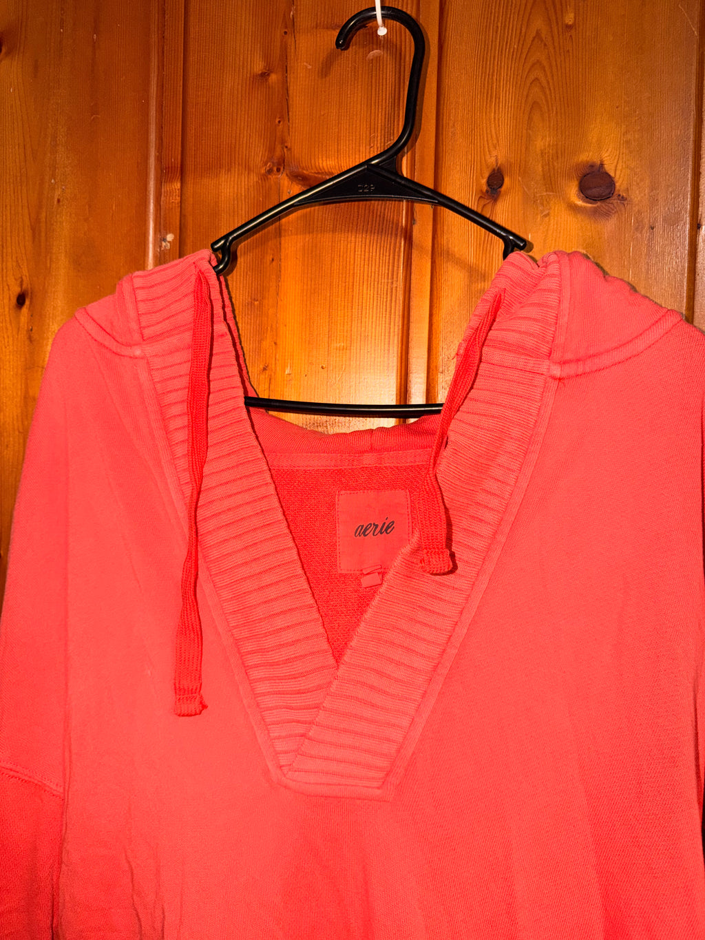 Aerie Ribbed Hooded Oversized Crewneck - Large