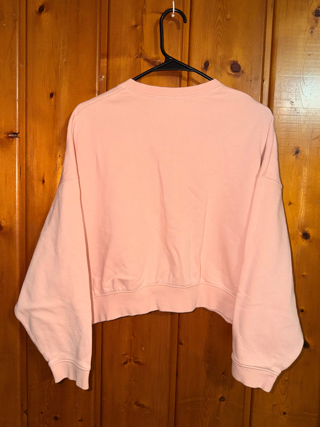 Nike Girls Logo Crop Crewneck - Large