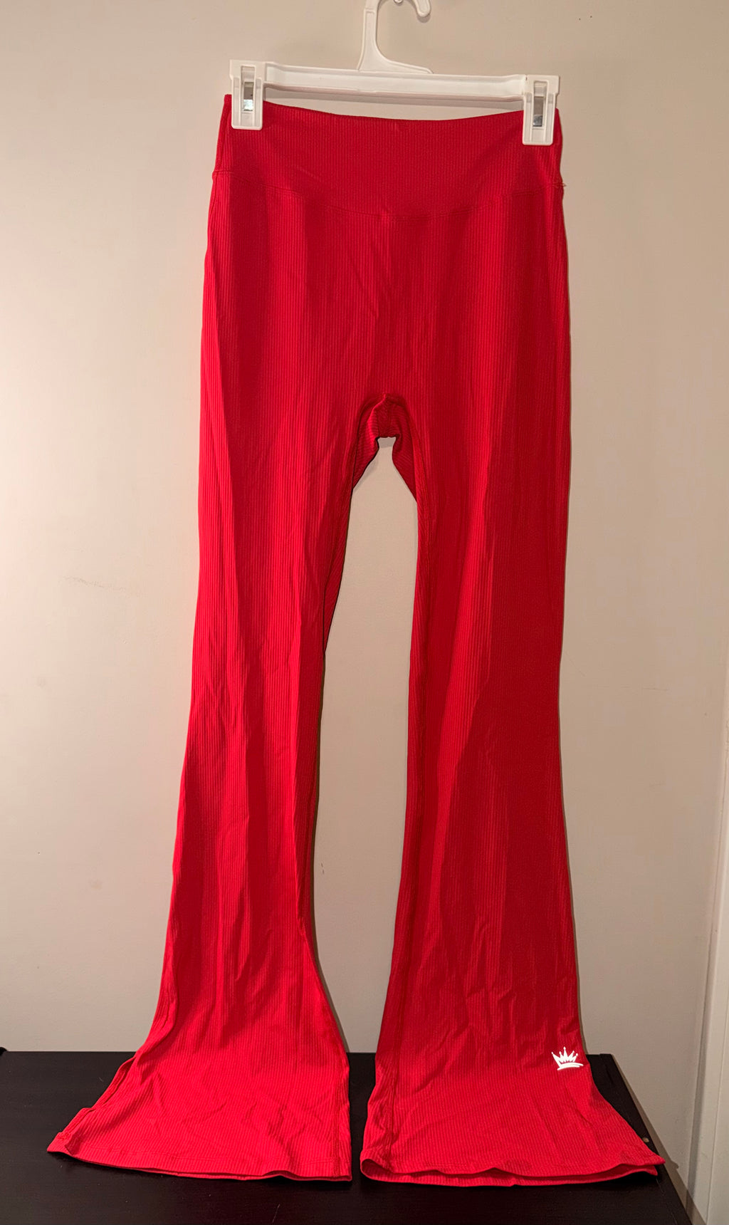 Royal Athletics Ribbed Flare Leggings - Large