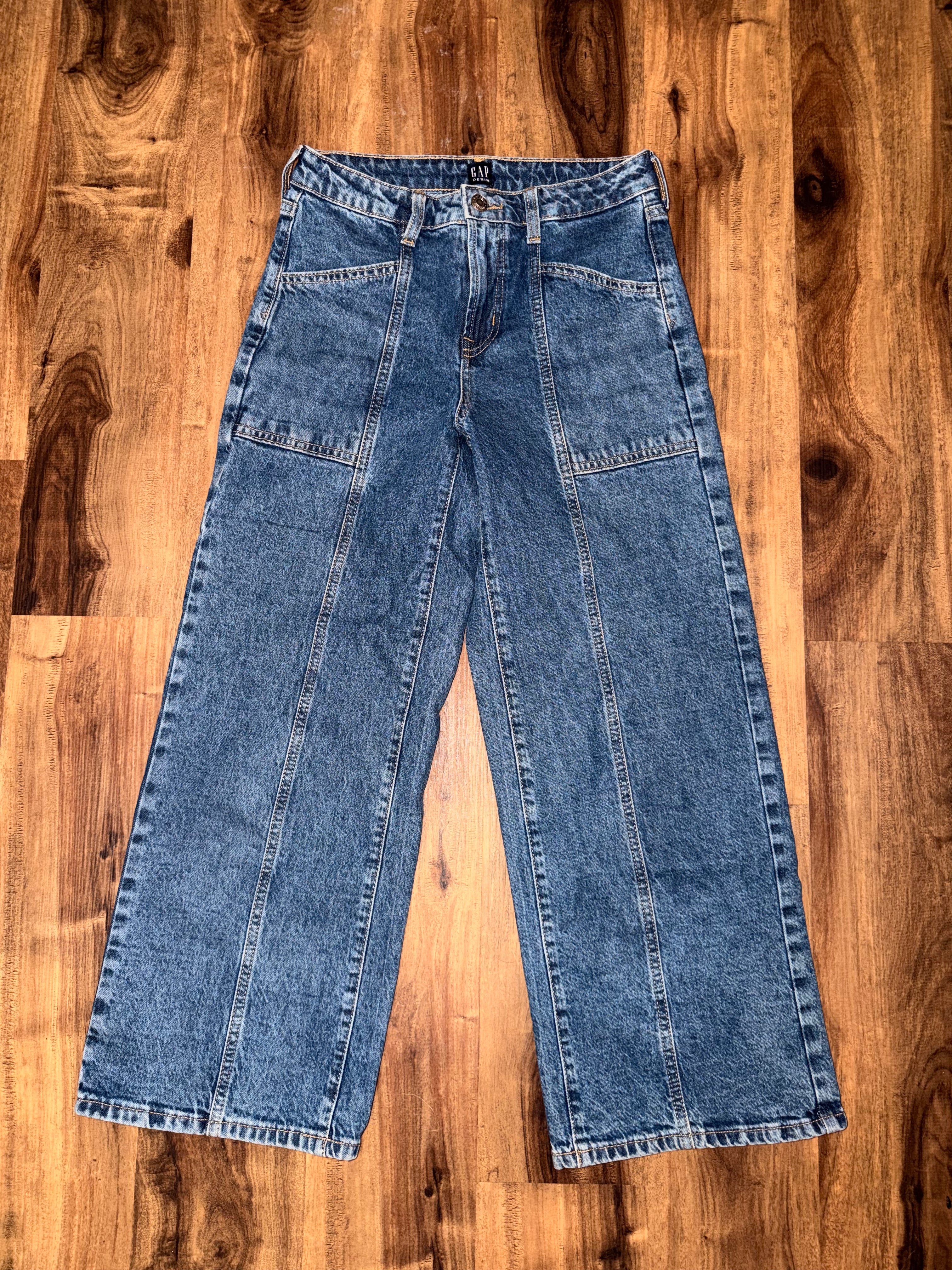 Gap Denim Girls Wide Leg Jeans - 14