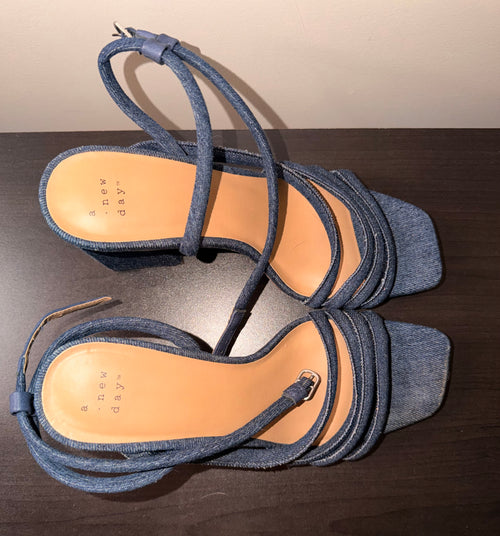A New Day Denim Style Heels - 9