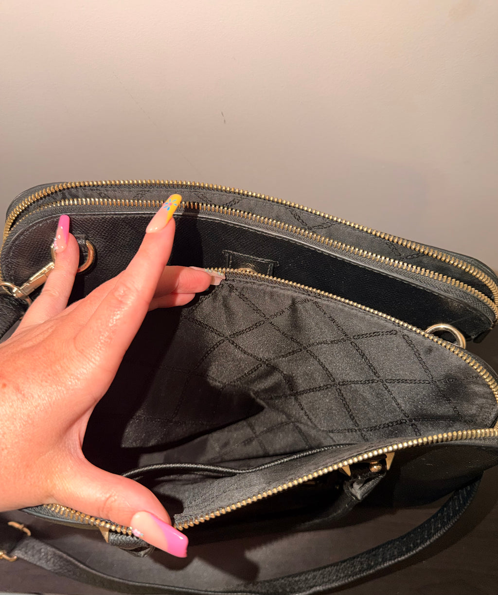 Authentic Michael Kors Black Handbag