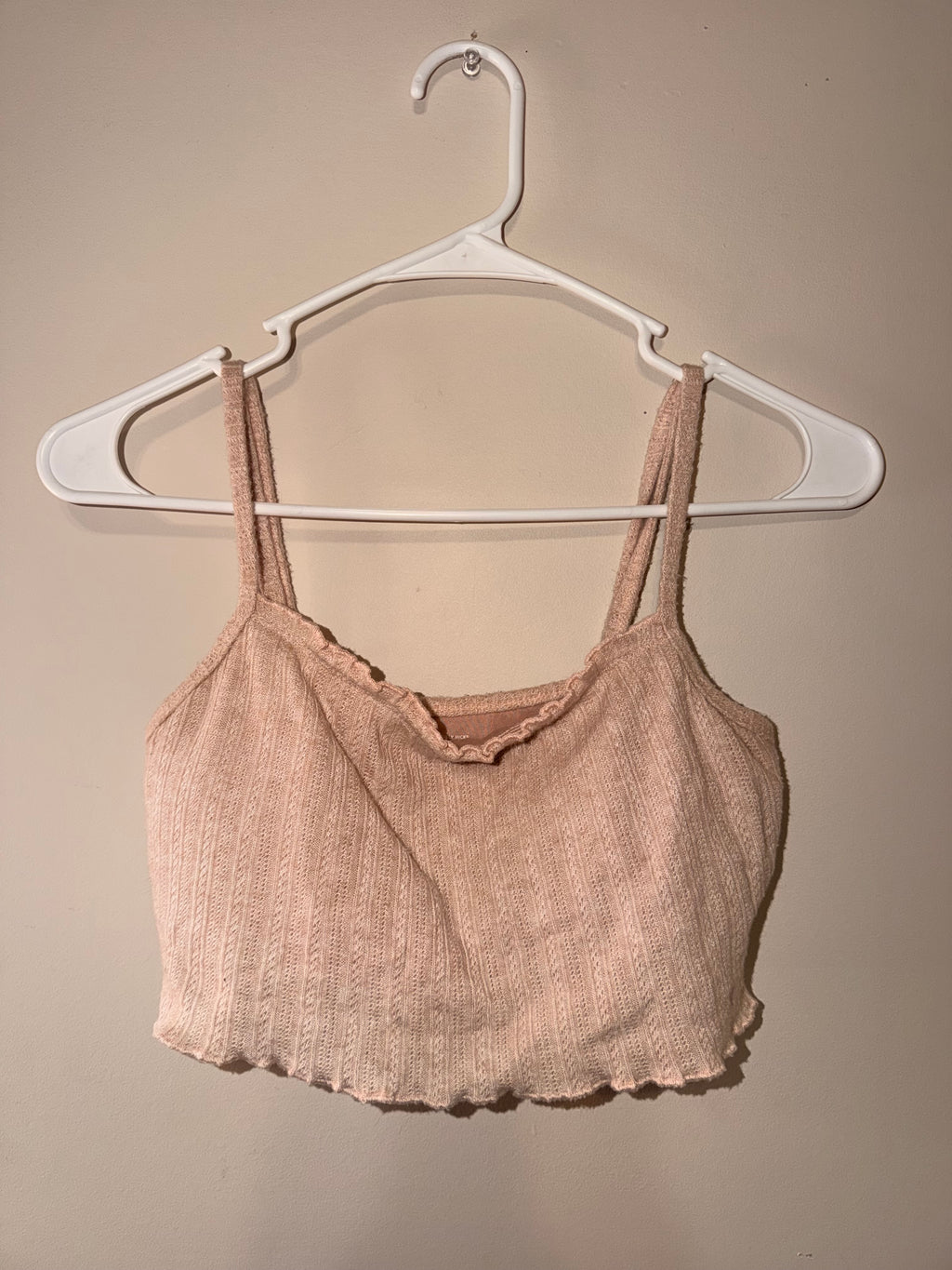 Gilly Hicks Ribbed Cotton Bralette - Medium