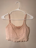 Gilly Hicks Ribbed Cotton Bralette - Medium