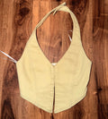 Pacsun Corset Denim Halter Tank Top - XS