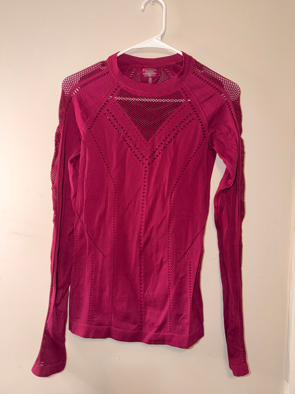 Athleta Oxygen Athletic Long Sleeve Top - Small