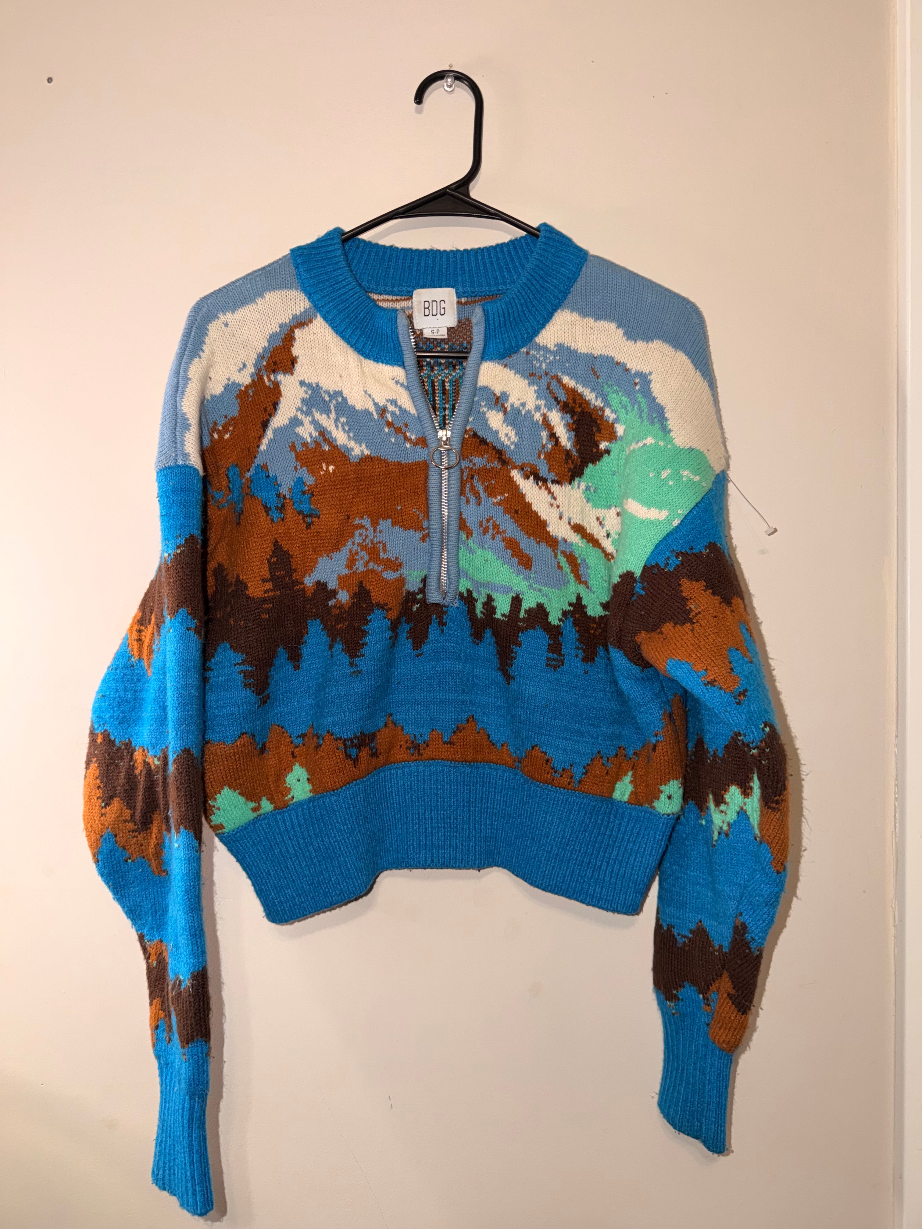 BDG Urban Outfitters Mountain Quarter Zip - Small